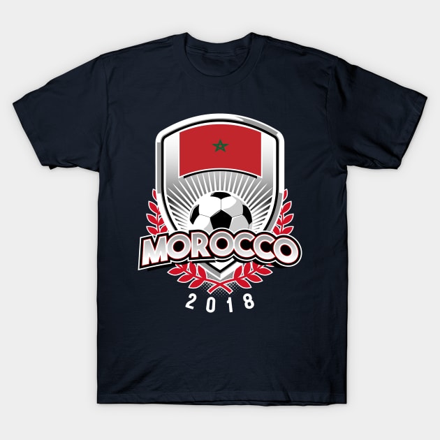 Morocco Soccer 2018 T-Shirt by Styleuniversal